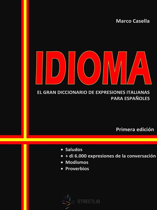 Title details for IDIOMA by Marco Casella - Available